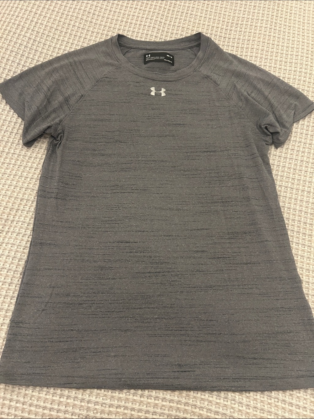 Under Armour Women's Charcoal Heather Short Sleeve Training Tee